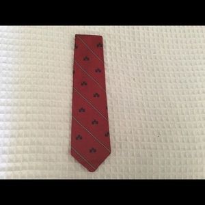 Stratton Crooke red tie